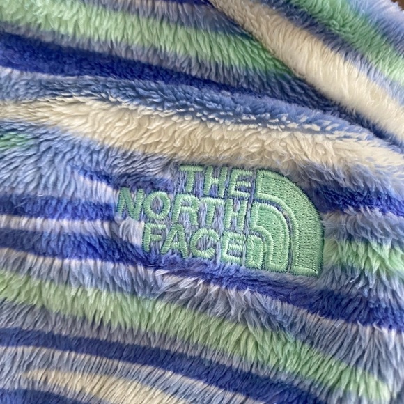 The North Face Osolita Jacket Grapemist Blue Wavy Stripe Size Large 14-16 - Picture 5 of 6